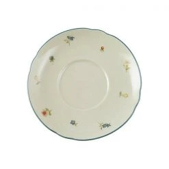 Seltmann Weiden Frühstücksuntertasse 16 Cm Marie Luise Elfenbein Streublume