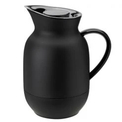 Stelton Isolierkanne 1l Amphora Kaffee Soft Black