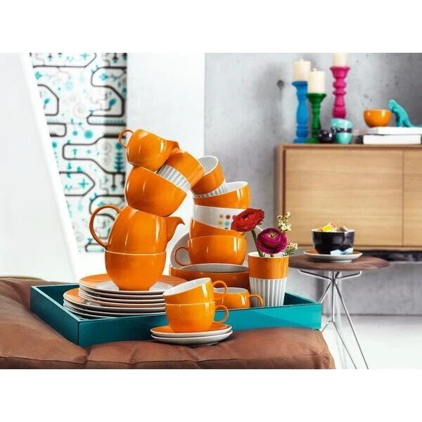 Thomas Kaffee Und Teeuntertasse Sunny Day Orange 4 Thomas Kaffee Und Teeuntertasse Sunny Day Orange - Image 2
